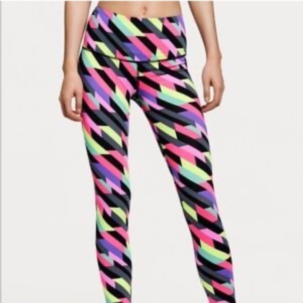 VICTORIA’S SECRET VSX SPORT KNOCKOUT COLORBLOCK TIGHT SIZE MEDIUM